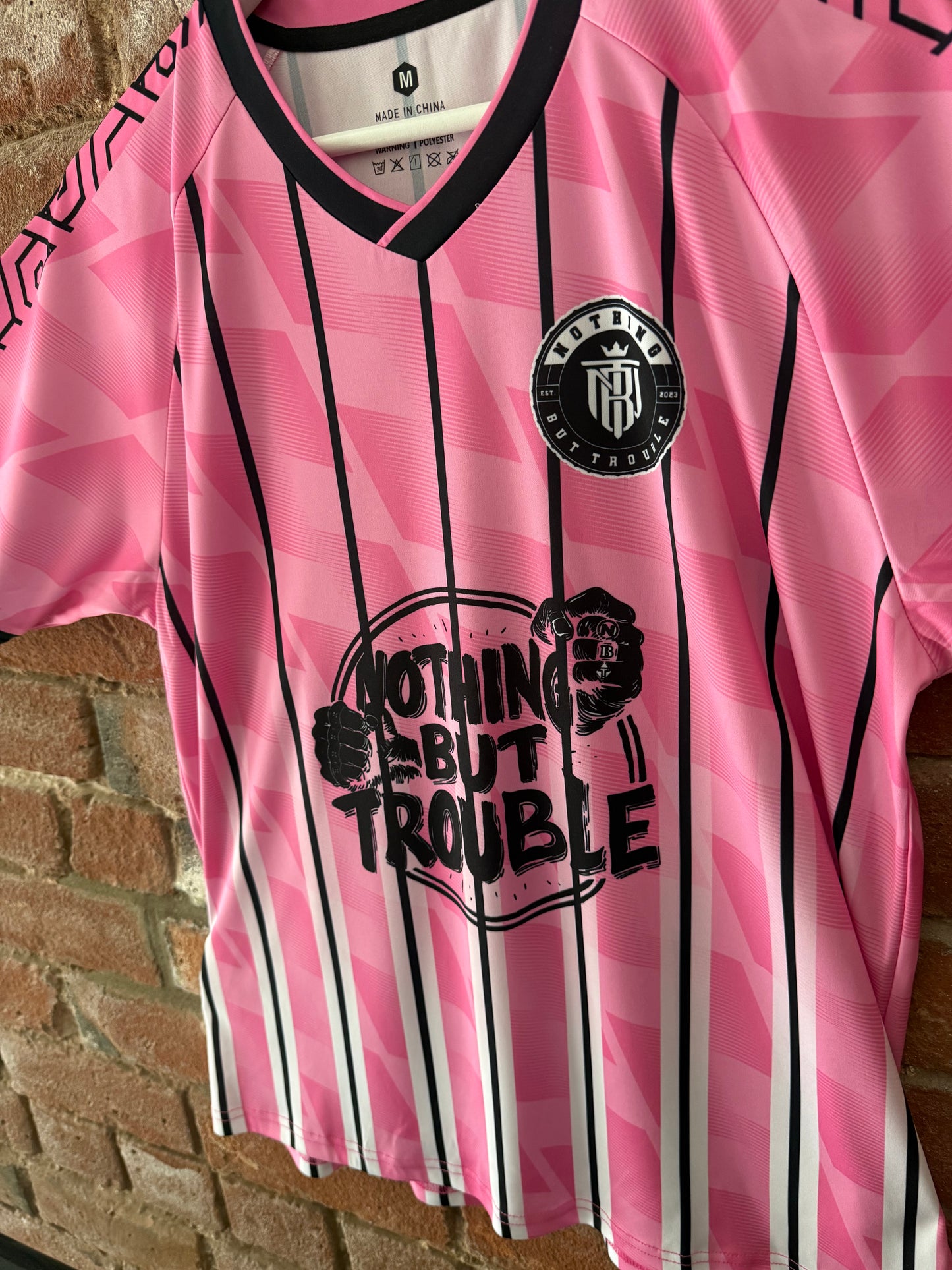 NOTHING BUT TROUBLE - FOOTBALL JERSEY