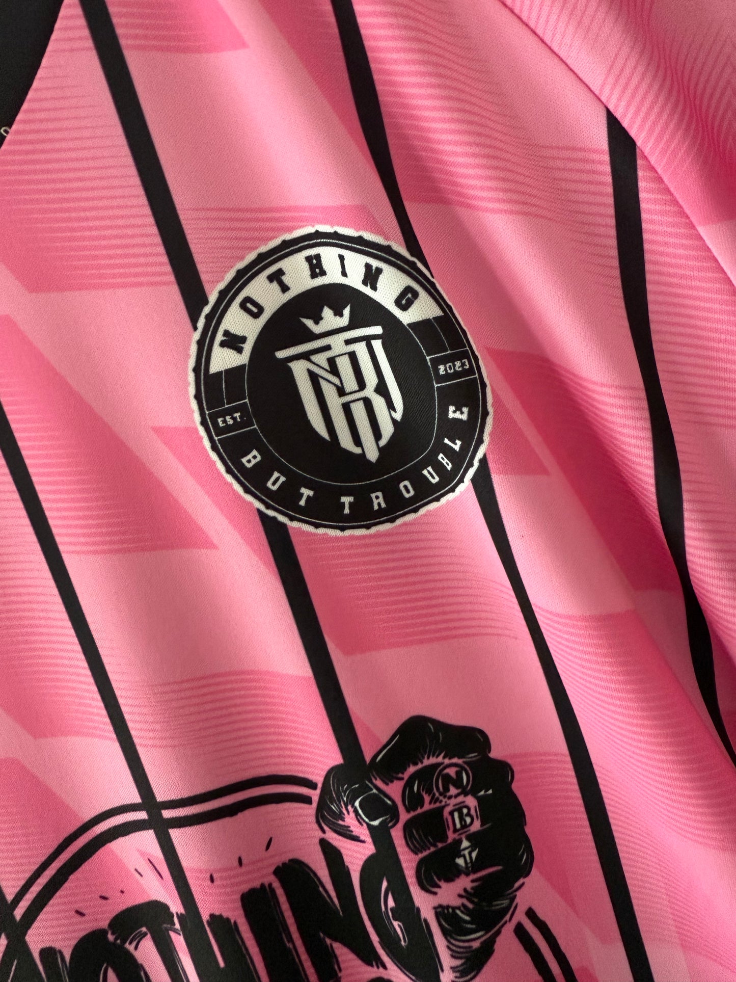 NOTHING BUT TROUBLE - FOOTBALL JERSEY