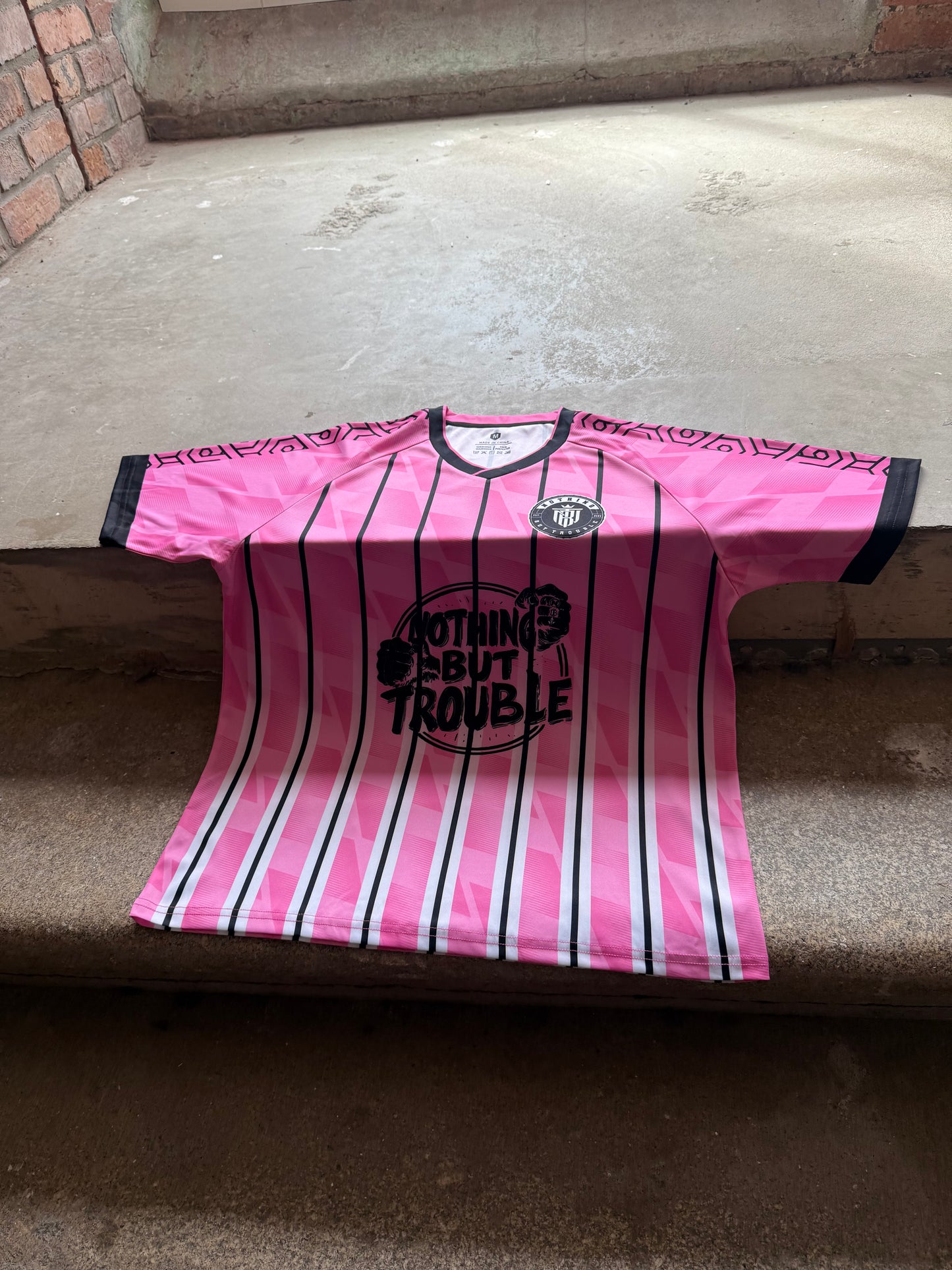 NOTHING BUT TROUBLE - FOOTBALL JERSEY